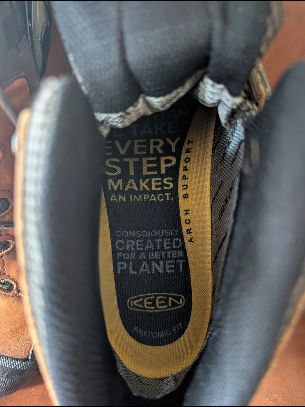 Keen men hiking